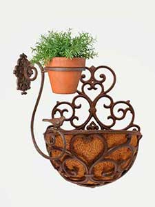 Potten voor aan de muur