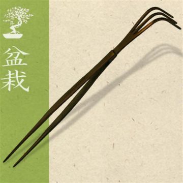 Bonsai hark met pincet