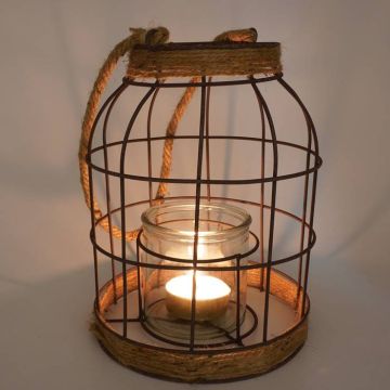 windlicht bora metaal 20x25