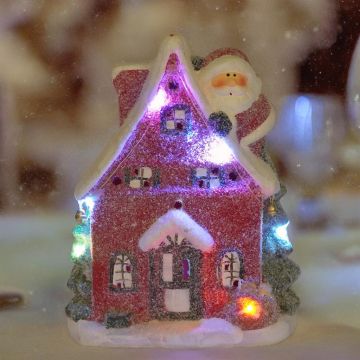 Kersthuisje met Kerstman