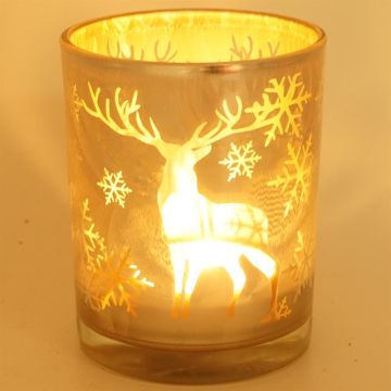 Waxinelichthouder Hert