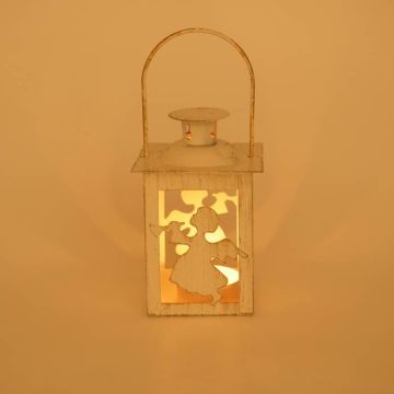 Lantern Angel with candle