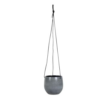 Hangpot Esra Ijsblauw 19 cm