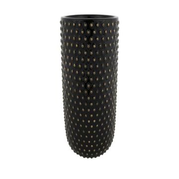 Pot Bolino Glimmend Zwart Vaas 18 cm