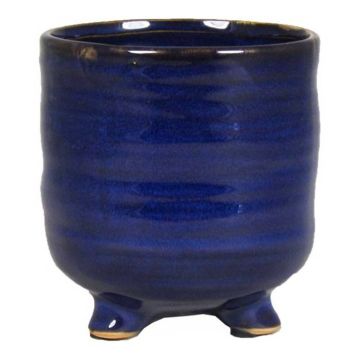 Pot Op Voet Togo Blauw 11 cm