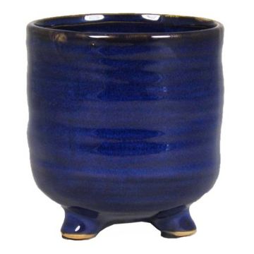 Pot Op Voet Togo Blauw 14 cm