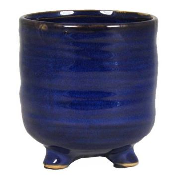Pot Op Voet Togo Blauw 16 cm