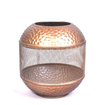 23110_dhaka brons lantaarn webbing 20x23cm