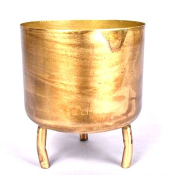 Dobra Pot Goud Metal 12 cm