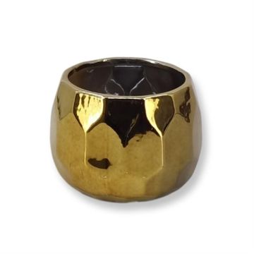 Glanzend pot goud Ø12 cm